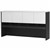OXLEY HUTCH WITH 4 DOORS 1800 X 315 X 1075MM WHITEIRONSTONE