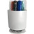 VISIONCHART EDUCATION HUDDLE METAL WHITEBOARD MARKER STORAGE CADDY WHITE