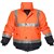 PRIME MOVER HV204 HIVIS WATERPROOF DAYNIGHT JACKET WITH ZIP 2TONE