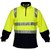 PRIME MOVER HV215 HIVIS POLAR FLEECE JUMPER WITH TAPE LONG SLEEVE 14 ZIP 2TONE
