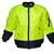 PRIME MOVER MJ304 HIVIS WATERPROOF BOMBER JACKET 2TONE DAY ZIP