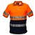 PRIME MOVER MP310 HIVIS COTTON POLO SHIRT WITH TAPE SHORT SLEEVE 2TONE