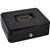 ITALPLAST DELUXE METAL CASH BOX 160 X 200 X 90MM BLACK