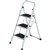 ITALPLAST 3 STEP LADDER 130KG WHITE