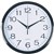 ITALPLAST WALL CLOCK 430MM WHITE  BLACK