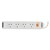 ITALPLAST POWER BOARD 4 OUTLET WITH MASTER SWITCH AND OVERLOAD 1M WHITE