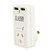 ITALPLAST POWER SINGLE ADAPTOR WITH SURGE PROTECTION  2 X USB WHITE