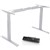 INFINITY 252M ELECTRIC HEIGHT ADJUSTABLE DESK 2 MOTOR WHITE FRAME ONLY