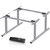 INFINITY ELECTRIC HEIGHT ADJUSTABLE DESK 4 MOTOR SILVER FRAME ONLY