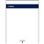 COLLINS IPAD FOLIO NOTEPAD REFILL RULED 50 SHEET PACK 2 WHITE