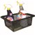 ITALPLAST HANDY BASKET BLACK