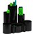 ITALPLAST GREENR RECYCLED DESK TIDY 6 COMPARTMENT BLACK