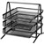 ITALPLAST WIRE MESH DOCUMENT TRAY 3TIER A4 BLACK
