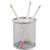 ITALPLAST WIRE MESH PENCIL CUP SILVER