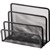 ITALPLAST WIRE MESH LETTER HOLDER SORTER BLACK