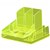 ITALPLAST DESK ORGANISER NEON YELLOW