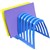 ITALPLAST PLASTIC STEP FILE ORGANISER BLUEBERRY