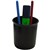 ITALPLAST PENCIL CUP BLACK