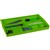 ITALPLAST DRAWER TIDY 8 COMPARTMENT LIME