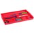 ITALPLAST DRAWER TIDY 8 COMPARTMENT WATERMELON