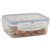 ITALPLAST AIR LOCK FOOD CONTAINER 350ML CLEAR