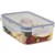 ITALPLAST AIR LOCK FOOD CONTAINER 890ML CLEAR