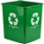 ITALPLAST GREENR TIDY BIN RECYCLE ONLY 15 LITRE GREEN