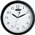 CARVEN WALL CLOCK 300MM BLACK FRAME