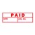 DESKMATE PREINKED MESSAGE STAMP PAID DATECHEQUE RED