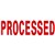 DESKMATE PREINKED MESSAGE STAMP PROCESSED RED