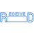 DESKMATE PREINKED MESSAGE STAMP RECEIVED DATE BLUE