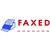 DESKMATE PREINKED MESSAGE STAMP FAXED AND DATE BLUERED