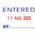 DESKMATE SELFINKING DATE STAMP ENTERED BY BLUERED