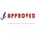 DESKMATE PREINKED MESSAGE STAMP APPROVED BLUERED