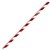 BIOPAK BIOSTRAW STRAW 6 X 197MM RED STRIPE PACK 250