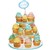 DEFLECTO DESSERT STAND 3TIER CLEAR