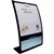 DEFLECTO ANTIGLARE CURVED SIGN HOLDER A4 BLACK