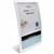 DEFLECTO ANTIGLARE CURVED SIGN HOLDER A5 WHITE