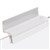 DEFLECTO SUPERGRIP SLATWALL BRACKET 63MM CLEAR