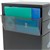 DEFLECTO WALL POCKET MAGNETIC LANDSCAPE 381 X 162 X 76MM SMOKE