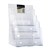 DEFLECTO BROCHURE HOLDER 4 POCKE 4TIER A4 CLEAR