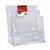 DEFLECTO BROCHURE HOLDER 2TIER A4 CLEAR