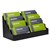 DEFLECTO BUSINESS CARD HOLDER RECYCLED LANDSCAPE 8POCKET 4TIER BLACK