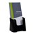 DEFLECTO BROCHURE HOLDER RECYCLED 1TIER DL BLACK