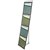 DEFLECTO PORTABLE MESH EXHIBITION STAND 4 X A4 BLACK