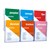 DEFLECTO LITLOC BROCHURE HOLDER WALL DISPLAY 2TIER 6 X A5 CLEAR