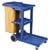OATES JANITOR TROLLEY DARK BLUE WITH LID