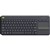 LOGITECH K400 PLUS WIRELESS TOUCH KEYBOARD BLACK