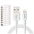 KLIK APPLE LIGHTNING TO USB SYNC CHARGE CABLE 1200MM WHITE PACK 10