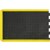MATTEK MODULAR BUBBLE MAT END 600 X 900MM YELLOWBLACK